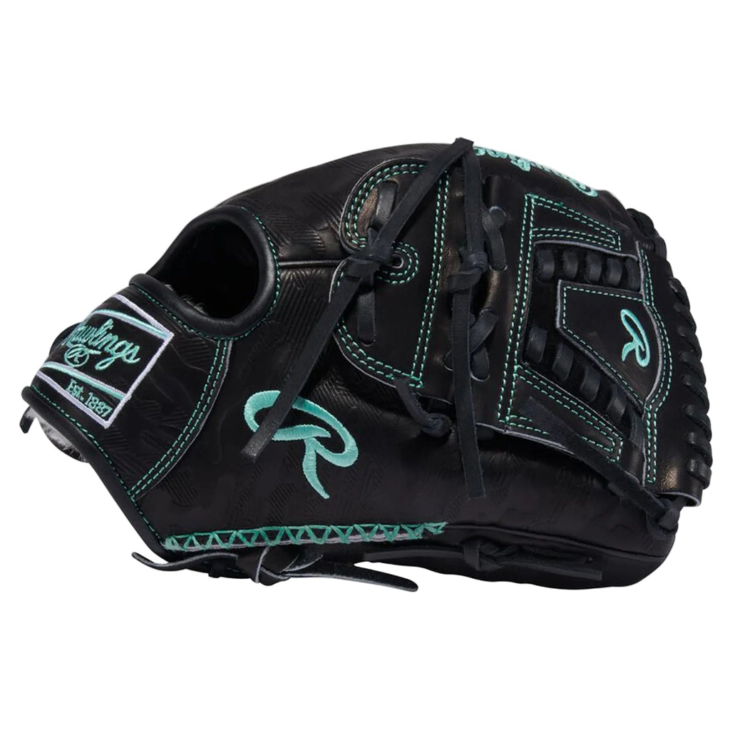 Rawlings Pro Preferred Jacob deGrom 11.75-Inch Infield/Pitcher's Baseball Glove | Black/Mint | Limited Edition product image