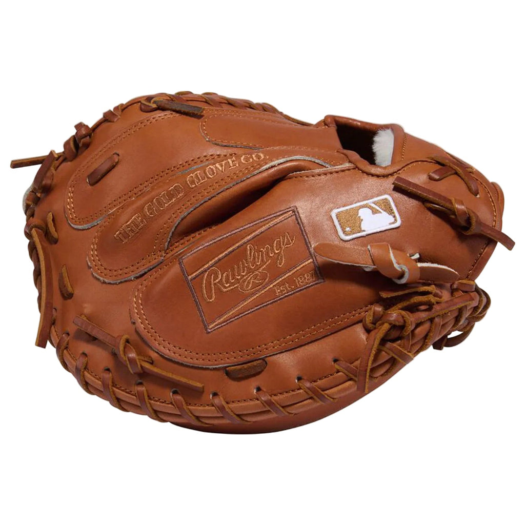 Rawlings Pro Preferred 33-Inch Baseball Catcher's Mitt | PROSCM33-23BR | Right Hand Throw product image 3, provided for