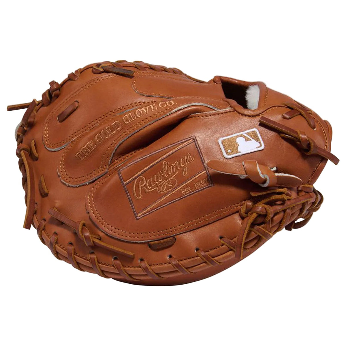 Rawlings Pro Preferred 33-Inch Baseball Catcher's Mitt | PROSCM33-23BR | Right Hand Throw product image 3, provided for