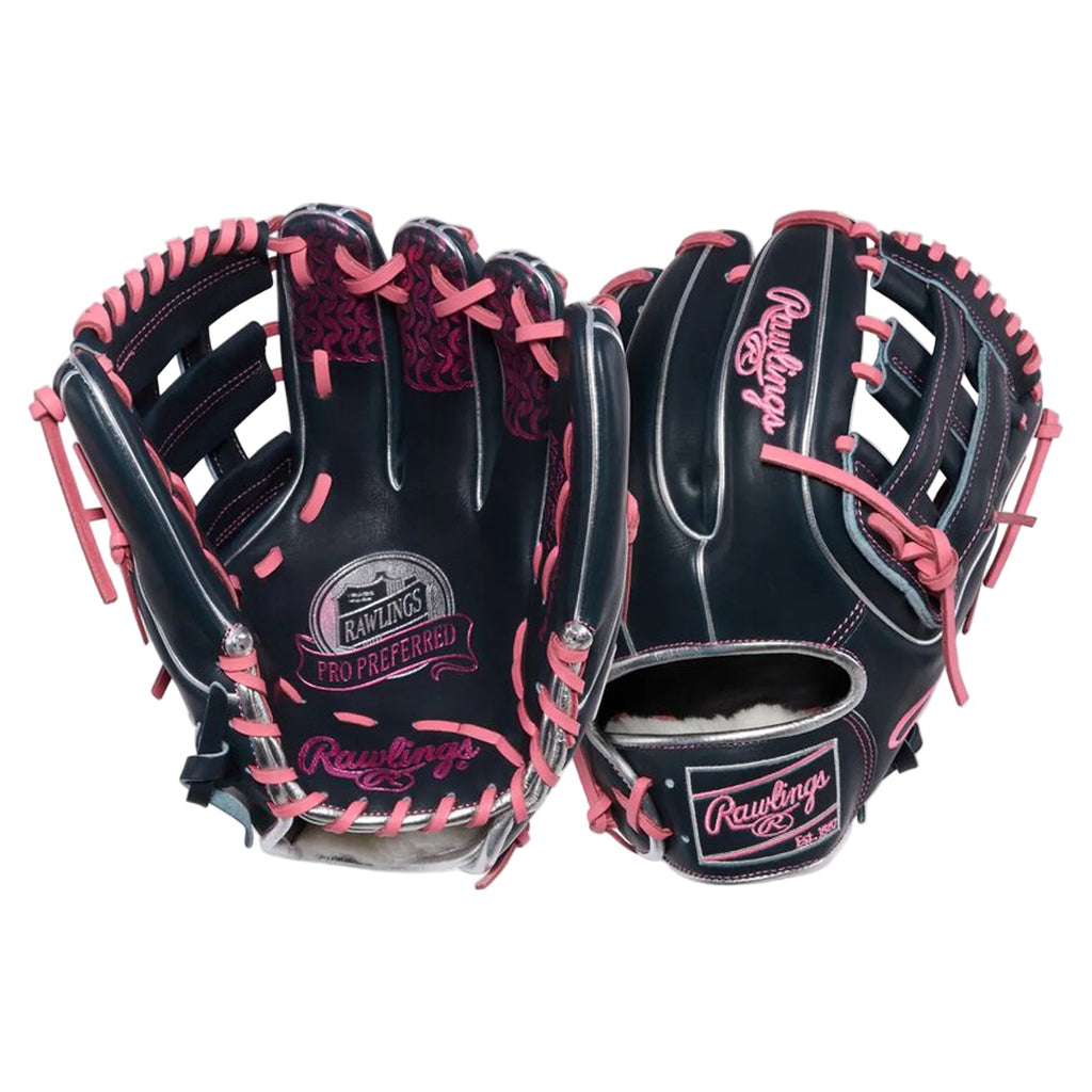 Rawlings Pro Preferred Carlos Correa 11.75-Inch Infield Baseball Glove | Navy/Pink | Limited Edition product image 5,