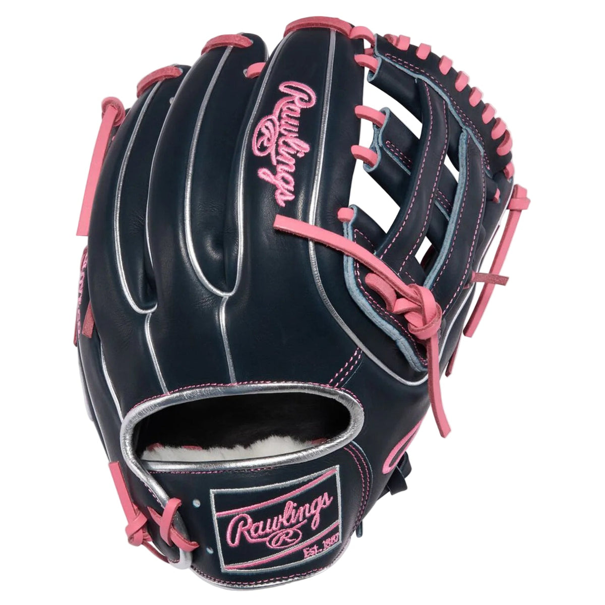 Rawlings Pro Preferred Carlos Correa 11.75-Inch Infield Baseball Glove | Navy/Pink | Limited Edition product image 1,