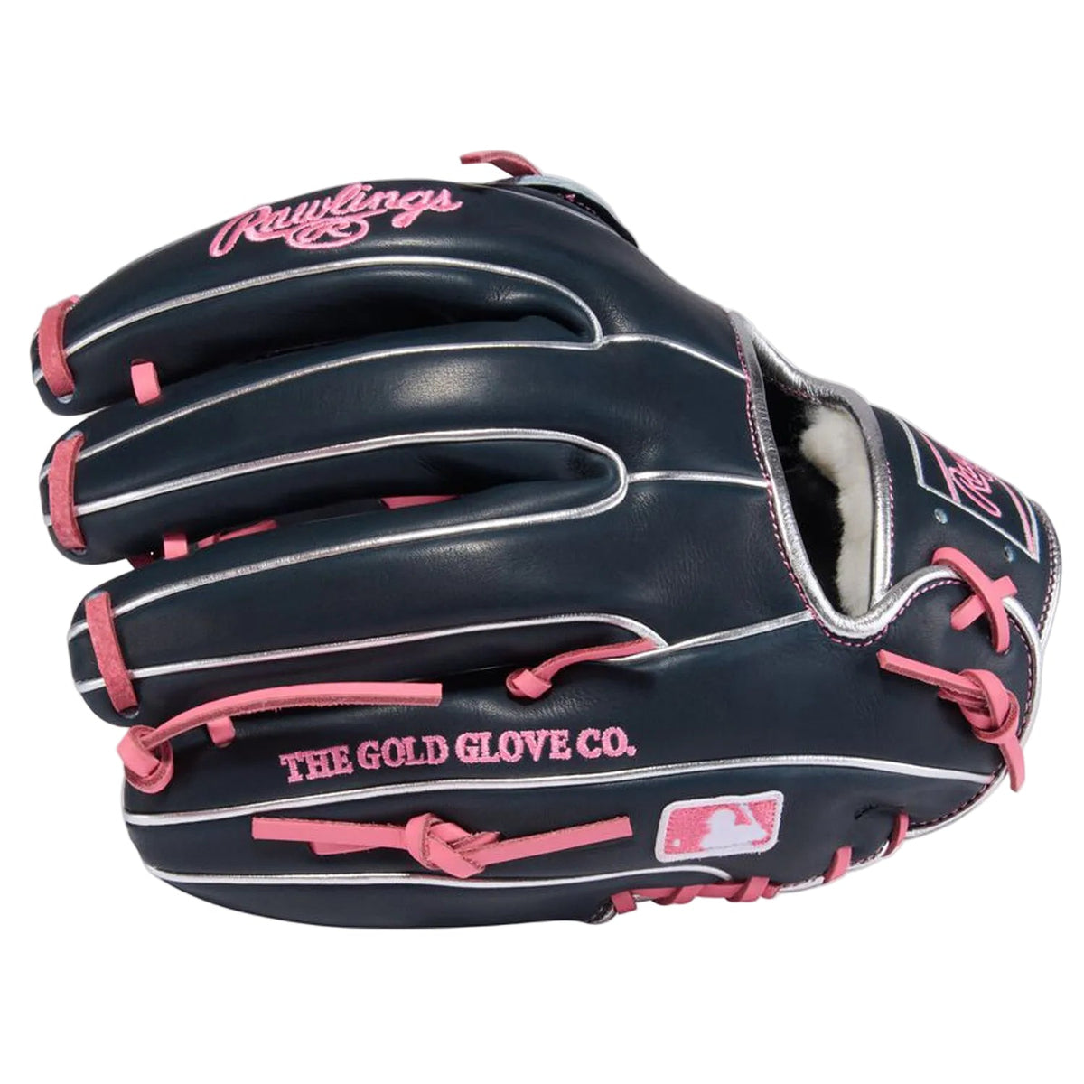 Rawlings Pro Preferred Carlos Correa 11.75-Inch Infield Baseball Glove | Navy/Pink | Limited Edition product image 3,