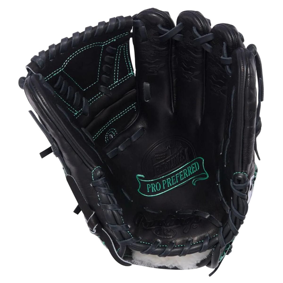 Rawlings Pro Preferred Jacob deGrom 11.75-Inch Infield/Pitcher's Baseball Glove | Black/Mint | Limited Edition product image