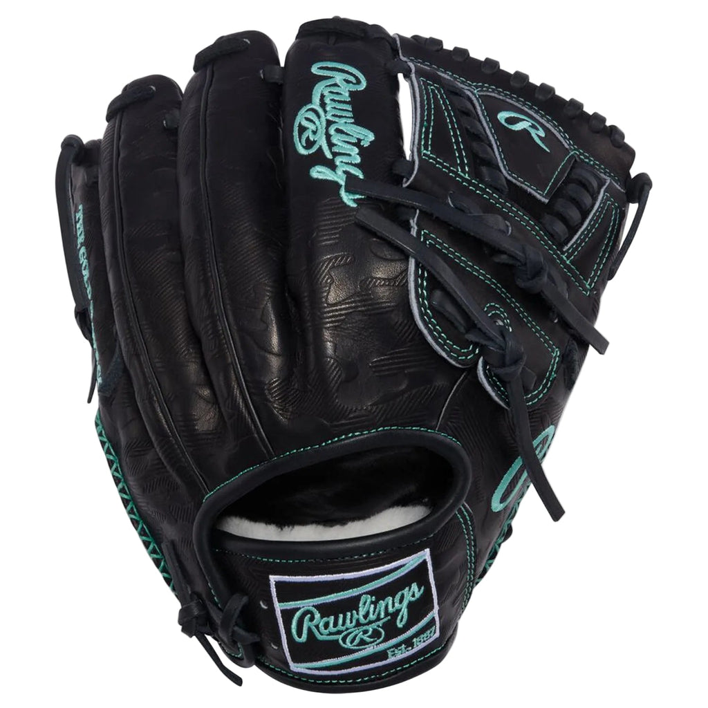 Rawlings Pro Preferred Jacob deGrom 11.75-Inch Infield/Pitcher's Baseball Glove | Black/Mint | Limited Edition product image