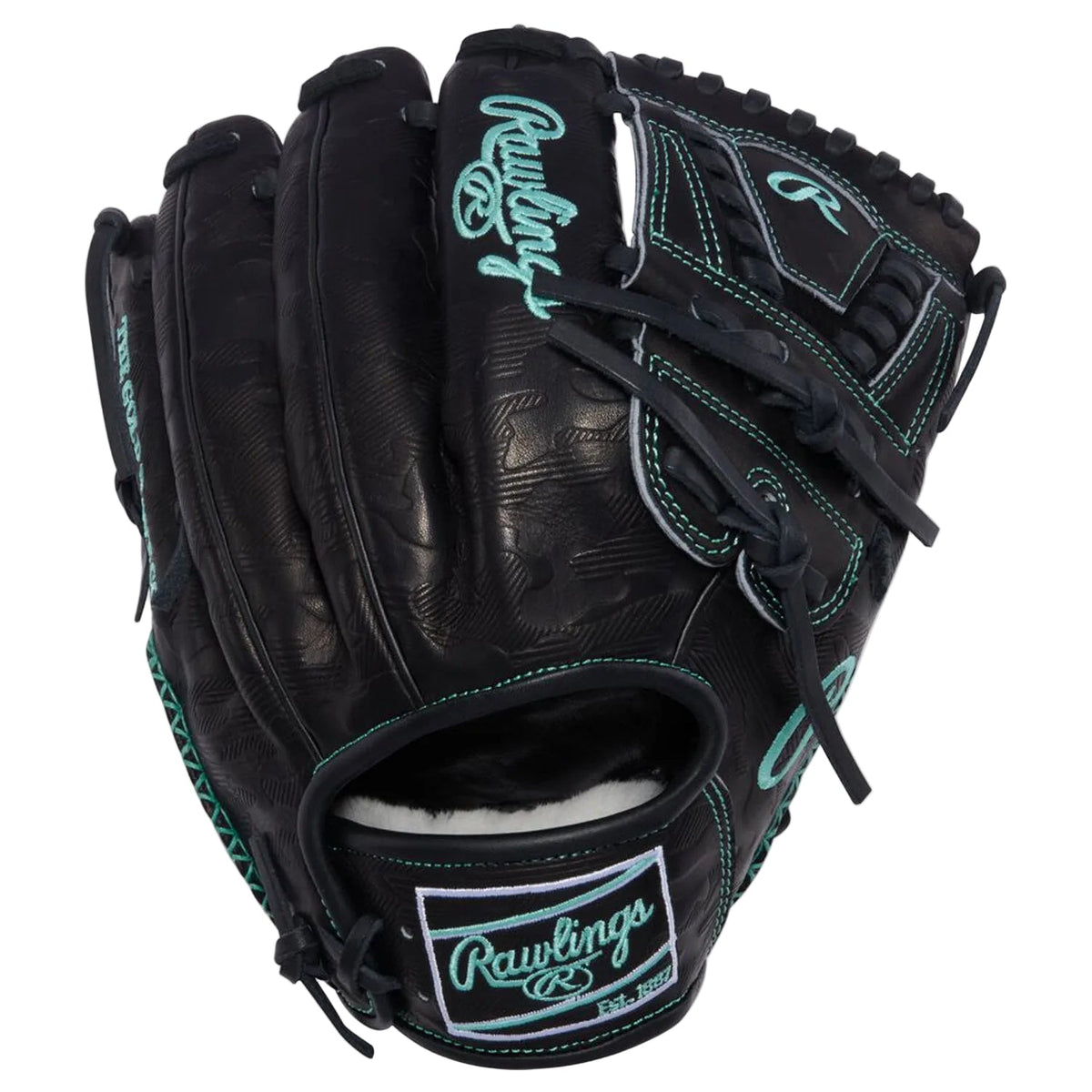 Rawlings Pro Preferred Jacob deGrom 11.75-Inch Infield/Pitcher's Baseball Glove | Black/Mint | Limited Edition product image