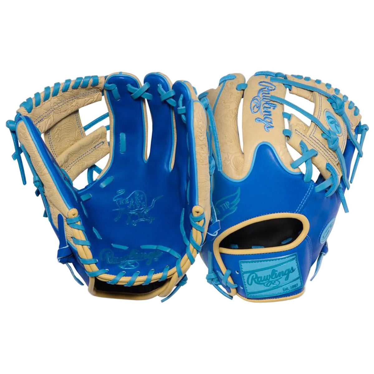 Rawlings PROR205W-2RC Heart of the Hide 11.75-Inch Wing Tip Infield Baseball Glove | Adult Baseball Glove | Pro I-Web