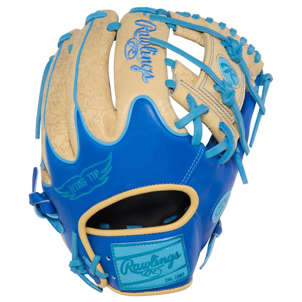 Rawlings PROR205W-2RC Heart of the Hide 11.75-Inch Wing Tip Infield Baseball Glove | Adult Baseball Glove | Pro I-Web
