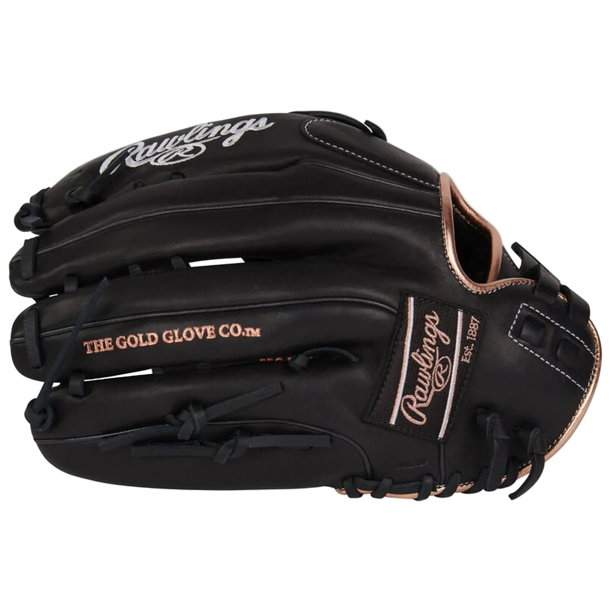 Rawlings R9 Series 13-Inch Outfield Fastpitch Softball Glove | Pro H-Web | R9SB130-6B product image 4, provided for visual