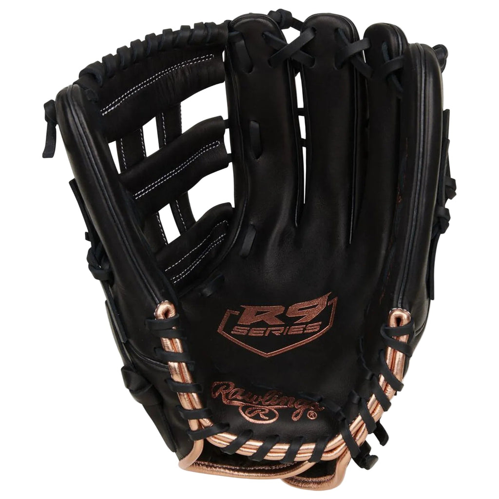 Rawlings R9 Series 13-Inch Outfield Fastpitch Softball Glove | Pro H-Web | R9SB130-6B product image 2, provided for visual