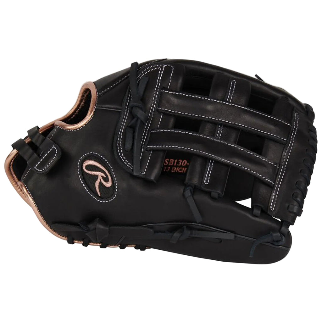Rawlings R9 Series 13-Inch Outfield Fastpitch Softball Glove | Pro H-Web | R9SB130-6B product image 3, provided for visual