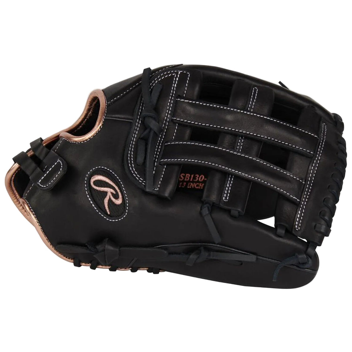 Rawlings R9 Series 13-Inch Outfield Fastpitch Softball Glove | Pro H-Web | R9SB130-6B product image 3, provided for visual