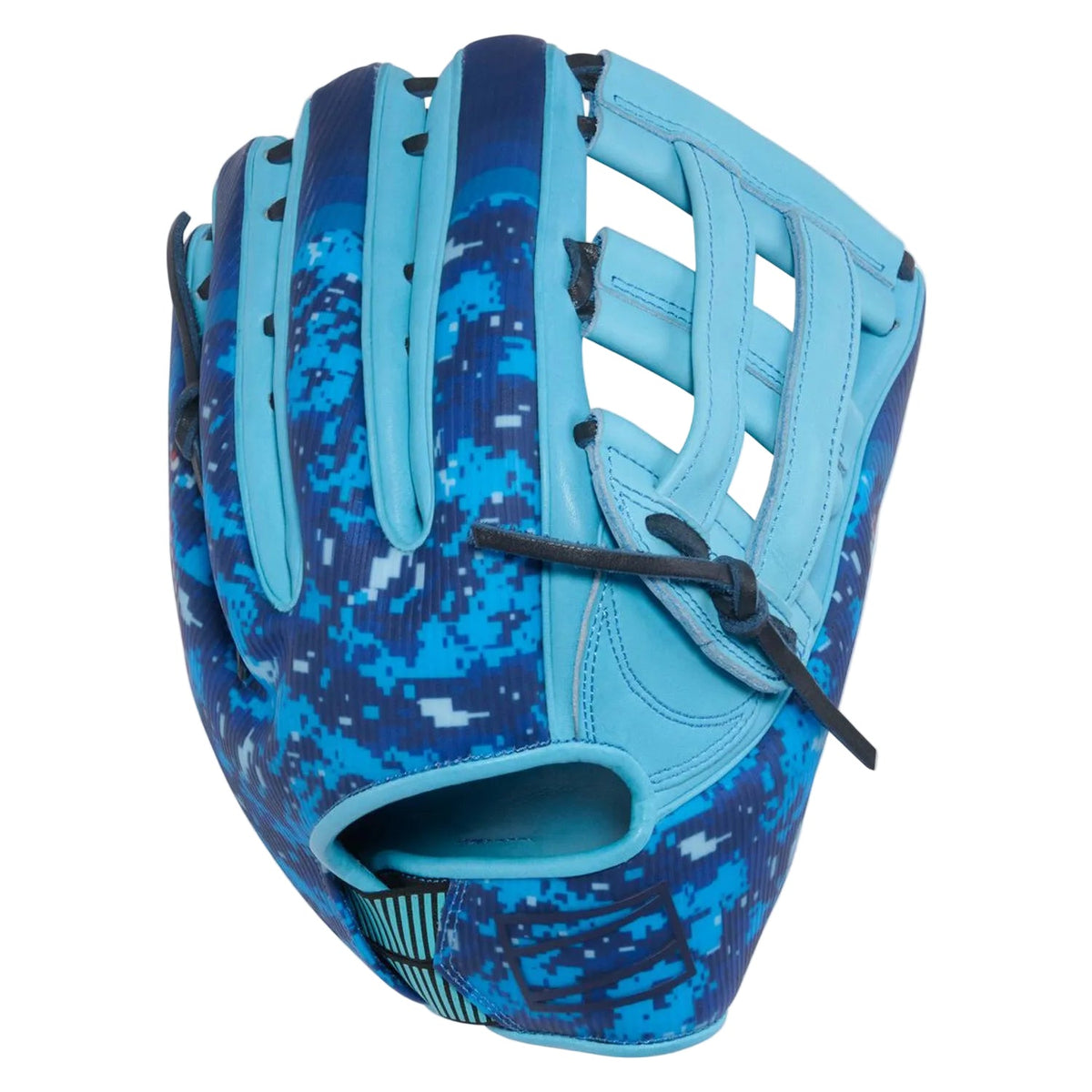 Rawlings REV1X 12.75-Inch Outfield Baseball Glove | REV3039-6 | Columbia Blue Digital Camo | Pro H-Web product image 1,