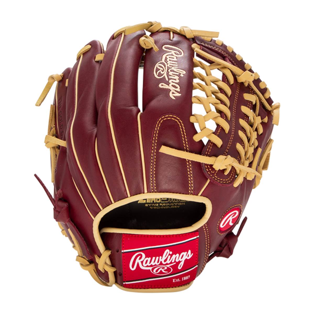 Rawlings Sandlot Series 11.75" Infield Baseball Glove – S1175MTS (Burgundy) product image 1, provided for visual reference