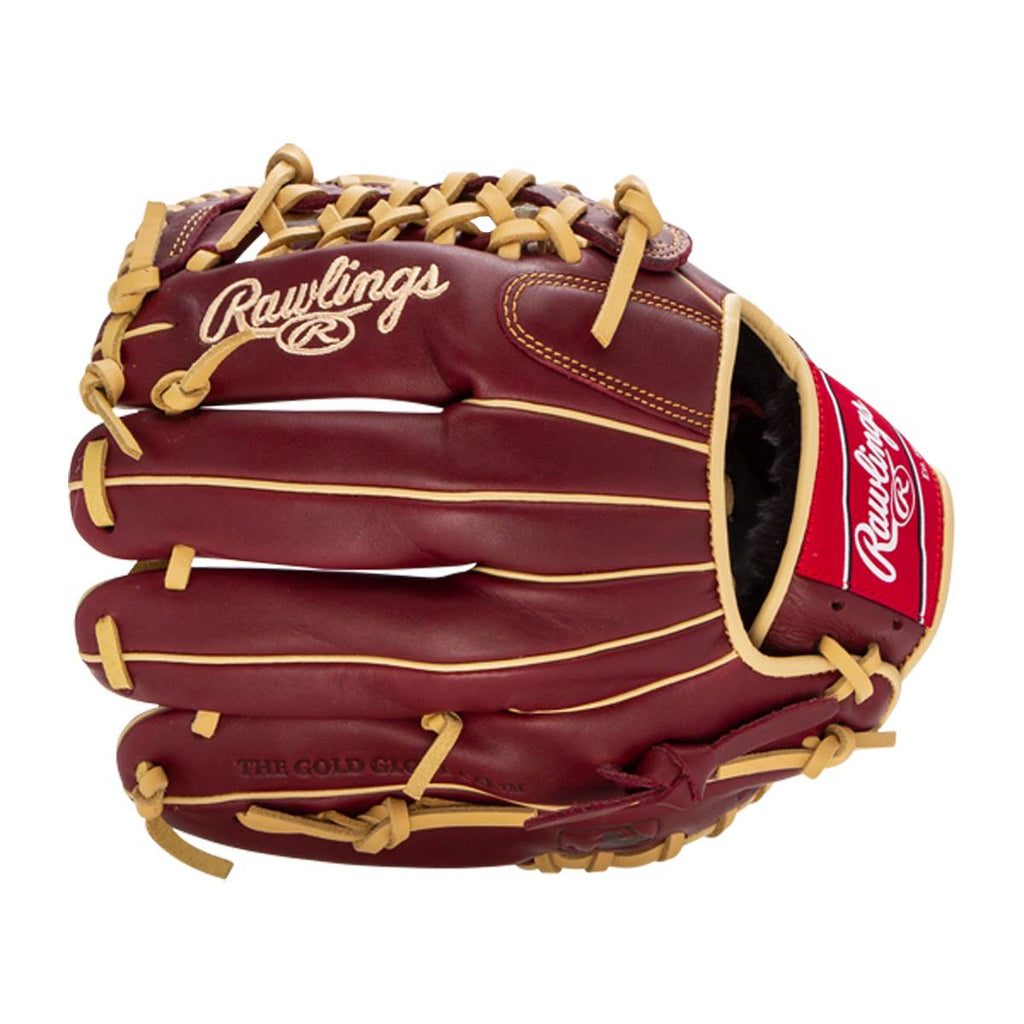 Rawlings Sandlot Series 11.75" Infield Baseball Glove – S1175MTS (Burgundy) product image 4, provided for visual reference