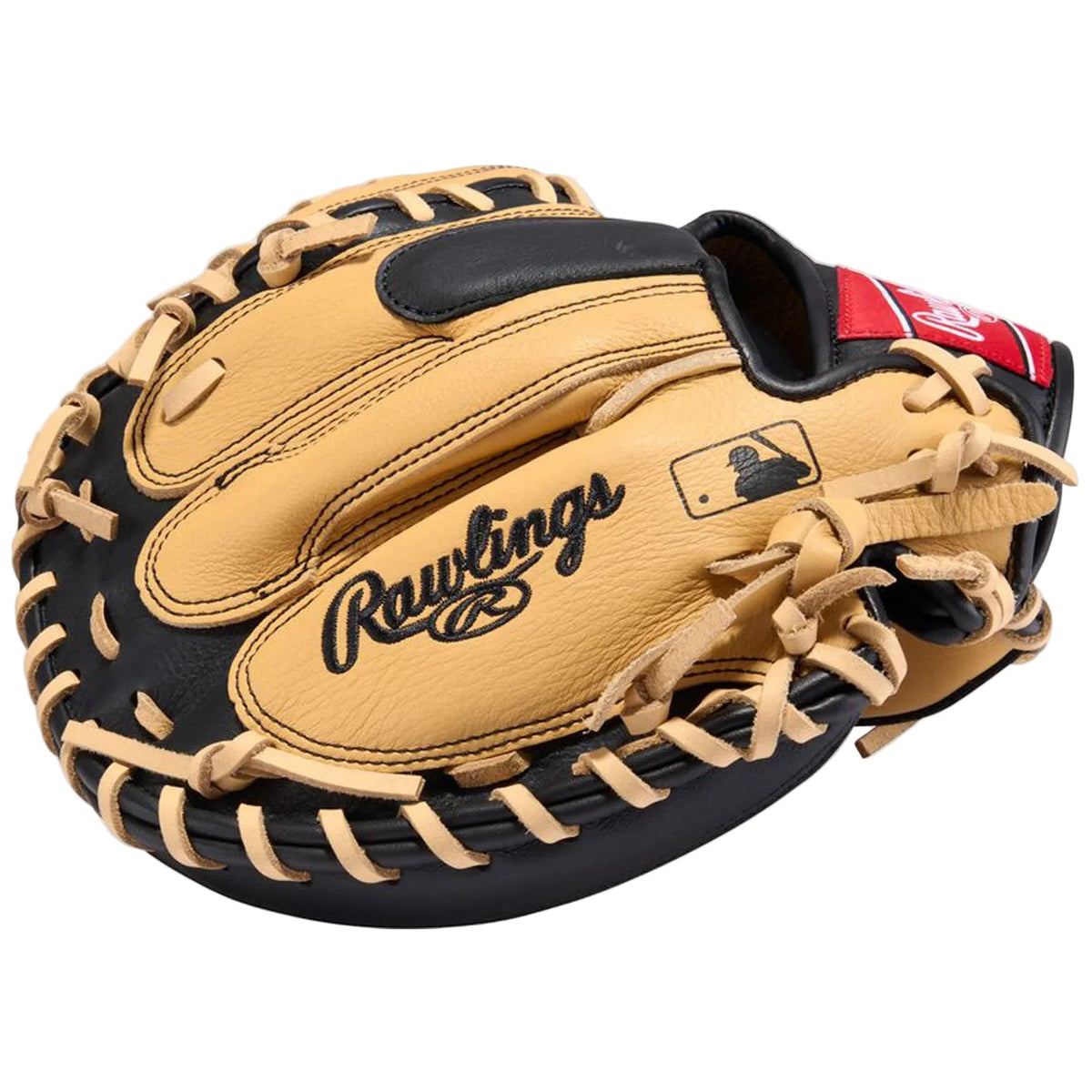 Rawlings Select Pro Lite Cal Raleigh 32-Inch Youth Catcher's Mitt | 1-Piece Solid Web | SPLCM32CR product image 4, provided