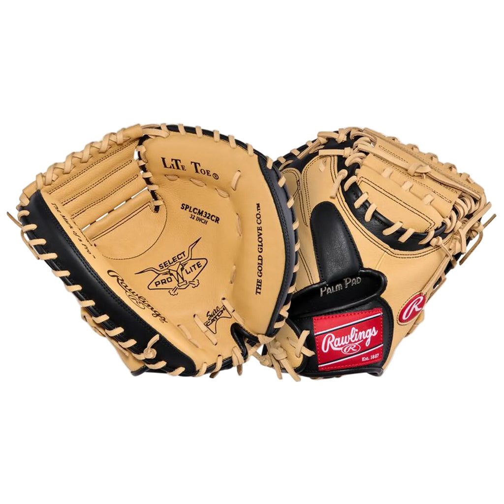 Rawlings Select Pro Lite Cal Raleigh 32-Inch Youth Catcher's Mitt | 1-Piece Solid Web | SPLCM32CR product image 5, provided