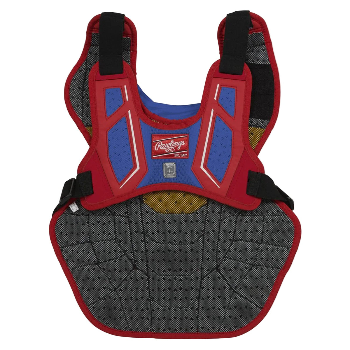 Rawlings Velo 2.0 Senior Catcher's Gear Set | Royal/Scarlet product image 8, provided for visual reference and product