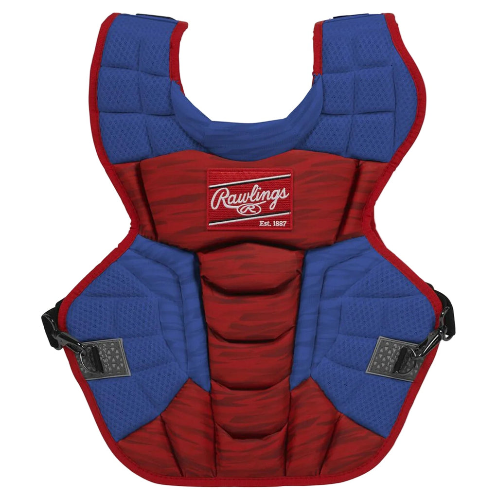 Rawlings Velo 2.0 Senior Catcher's Gear Set | Royal/Scarlet product image 3, provided for visual reference and product