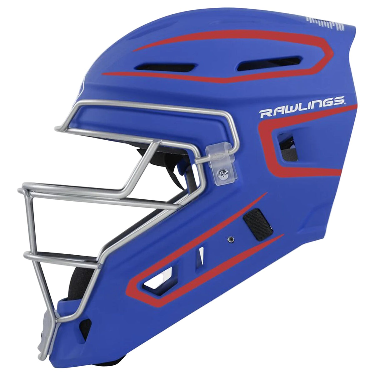 Rawlings Velo 2.0 Senior Catcher's Gear Set | Royal/Scarlet product image 7, provided for visual reference and product