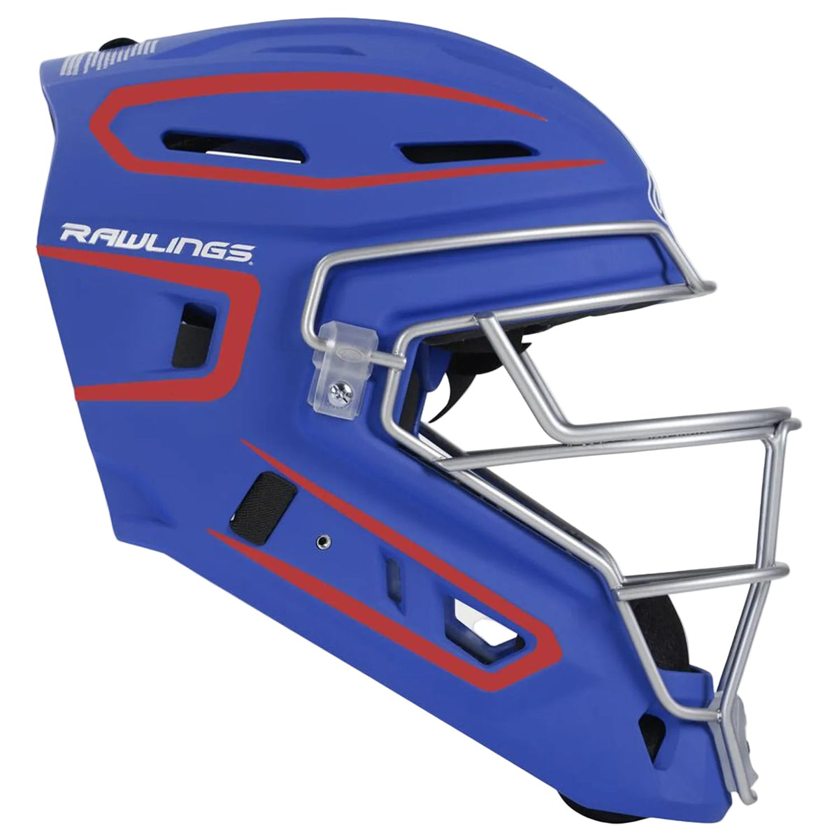 Rawlings Velo 2.0 Senior Catcher's Gear Set | Royal/Scarlet product image 9, provided for visual reference and product