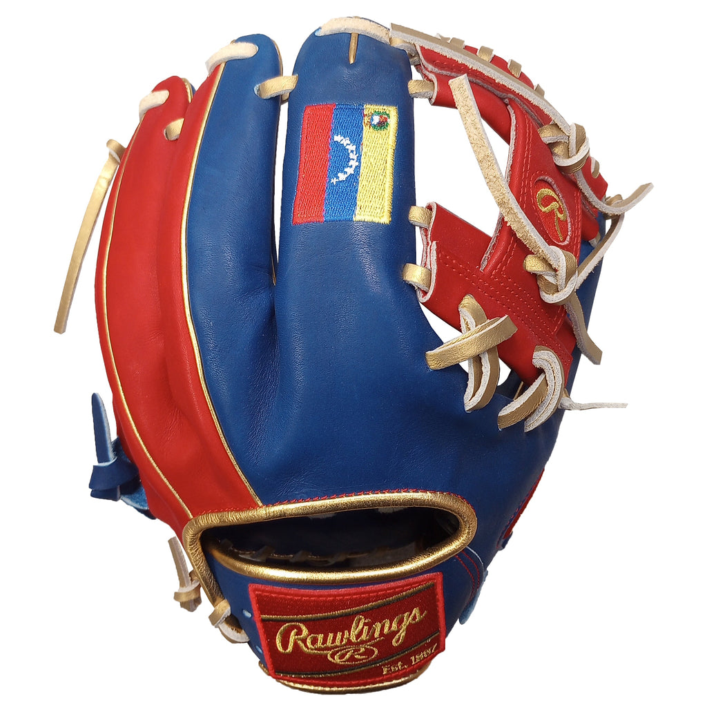 Rawlings Heart of the Hide 11.5” Infield Glove – Limited Venezuela Edition | Pro I-Web | HOH Leather | Blue/Red/Gold product