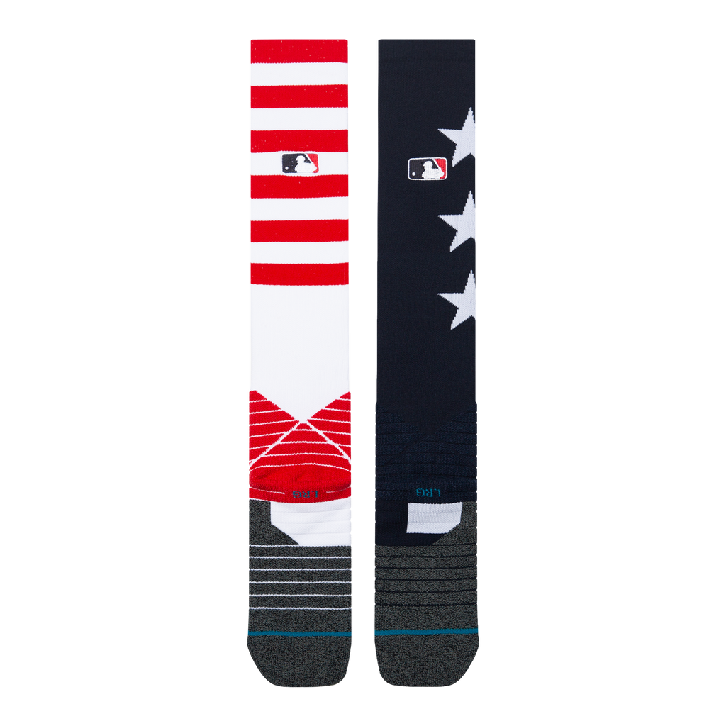 Stance 2026 Home Run Derby OTC Baseball Socks Multi | Adult Over-the-Calf Performance Socks product image 3, provided for