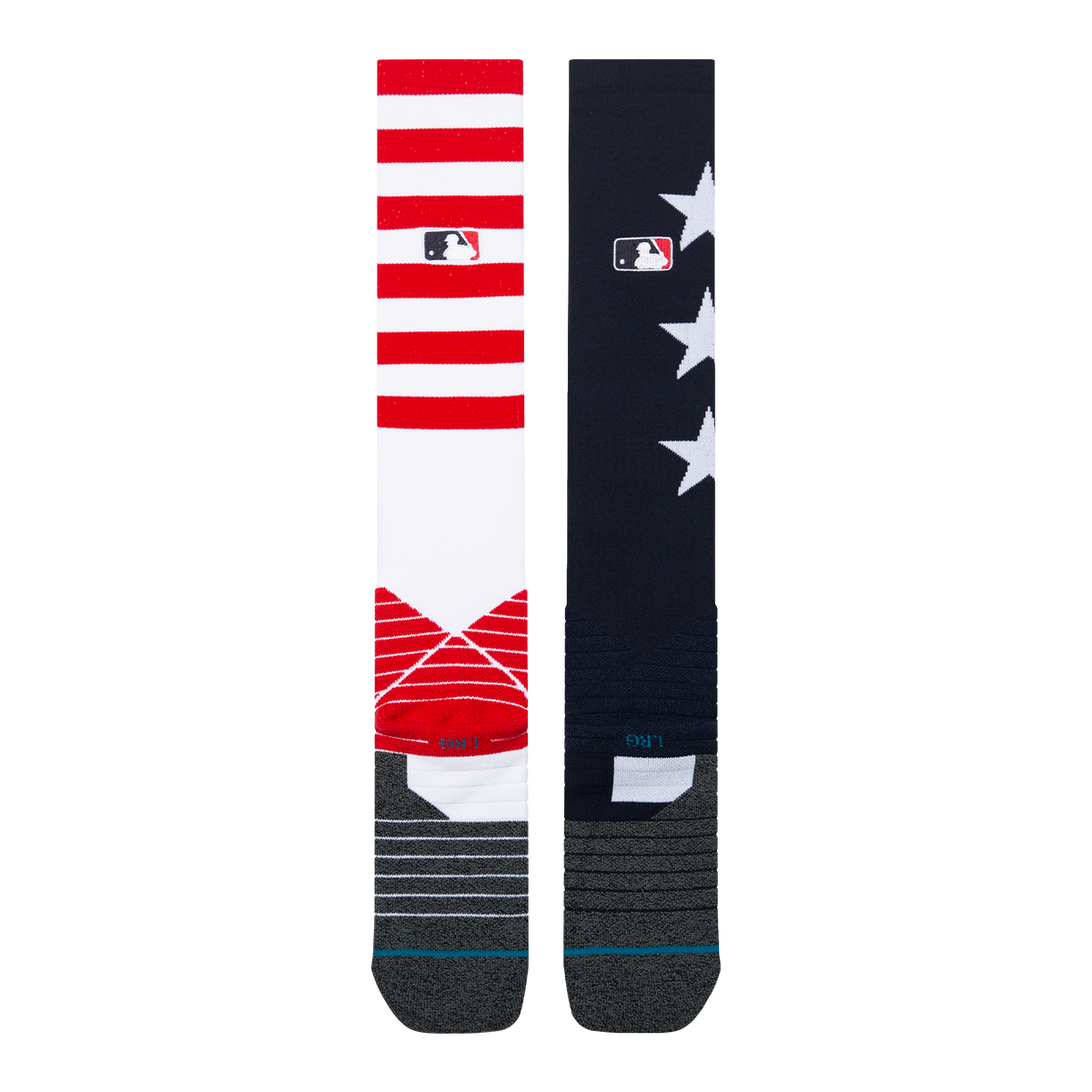Stance 2026 Home Run Derby OTC Baseball Socks Multi | Adult Over-the-Calf Performance Socks product image 3, provided for