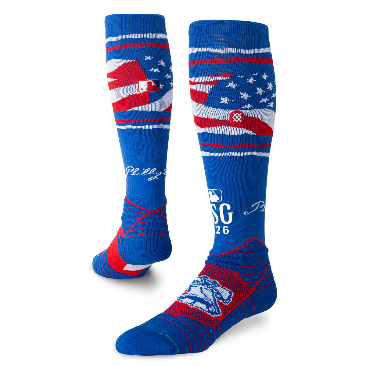 Stance 2026 MLB All-Star Game OTC Baseball Socks Blue | Adult Over-the-Calf Performance Socks product image 1, provided for