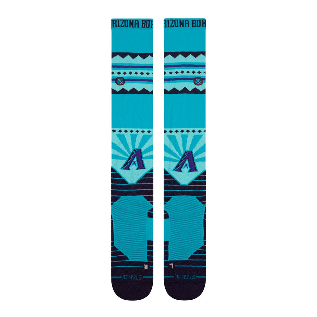 Stance Arizona Diamondbacks Spring 2025 OTC Baseball Socks Teal | Adult Over-the-Calf Performance Socks product image 2,