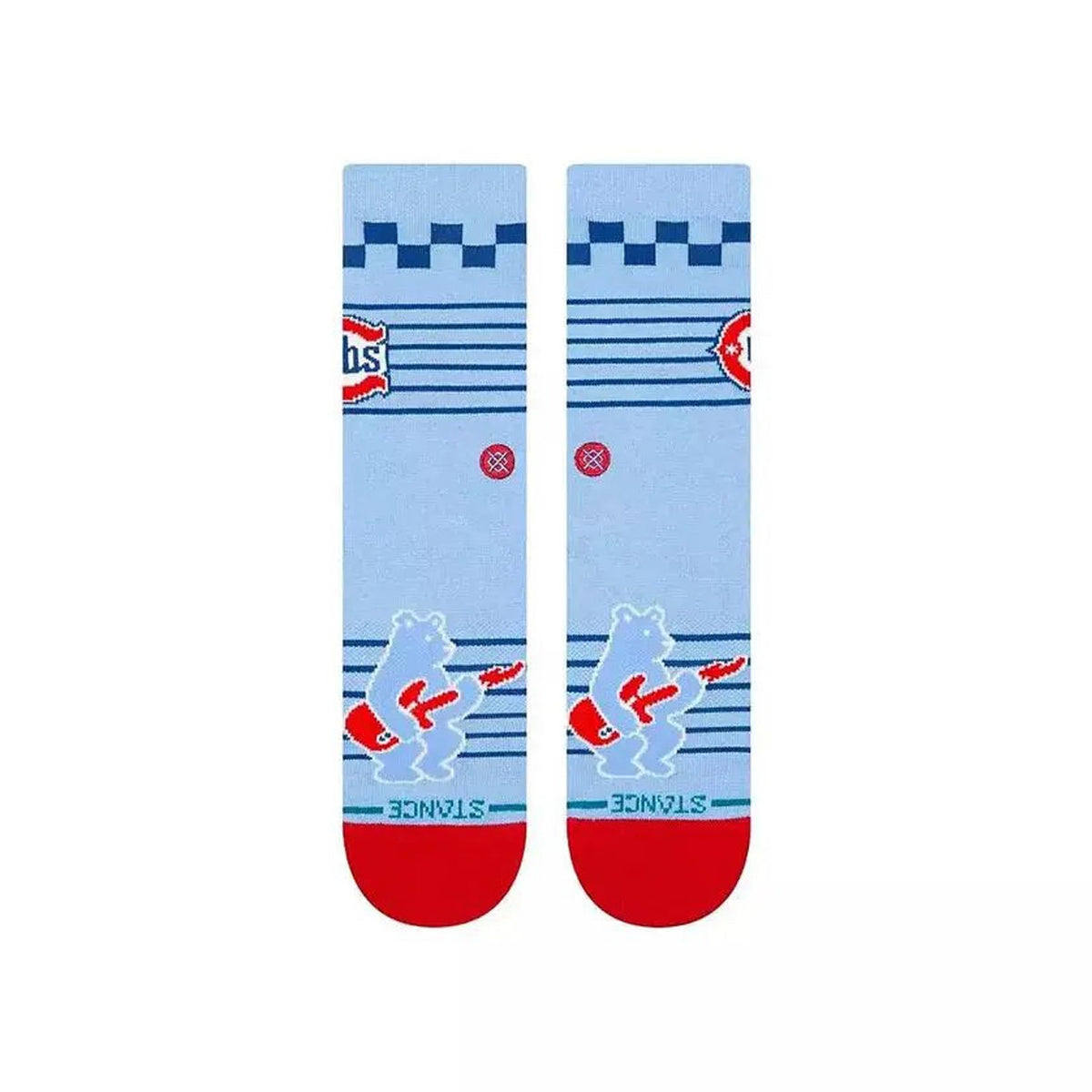 Stance Chicago Cubs ALT Crew Socks | MLB Team Crew Socks | Unisex product image 2, provided for visual reference and product