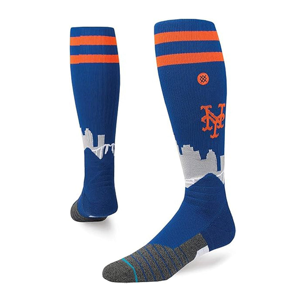 Stance Diamond Pro New York Mets Bridge OTC Baseball Socks Royal Blue | Adult Over-the-Calf Performance Socks product image