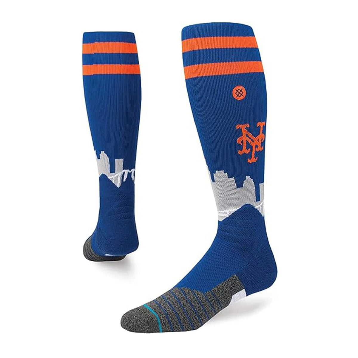 Stance Diamond Pro New York Mets Bridge OTC Baseball Socks Royal Blue | Adult Over-the-Calf Performance Socks product image