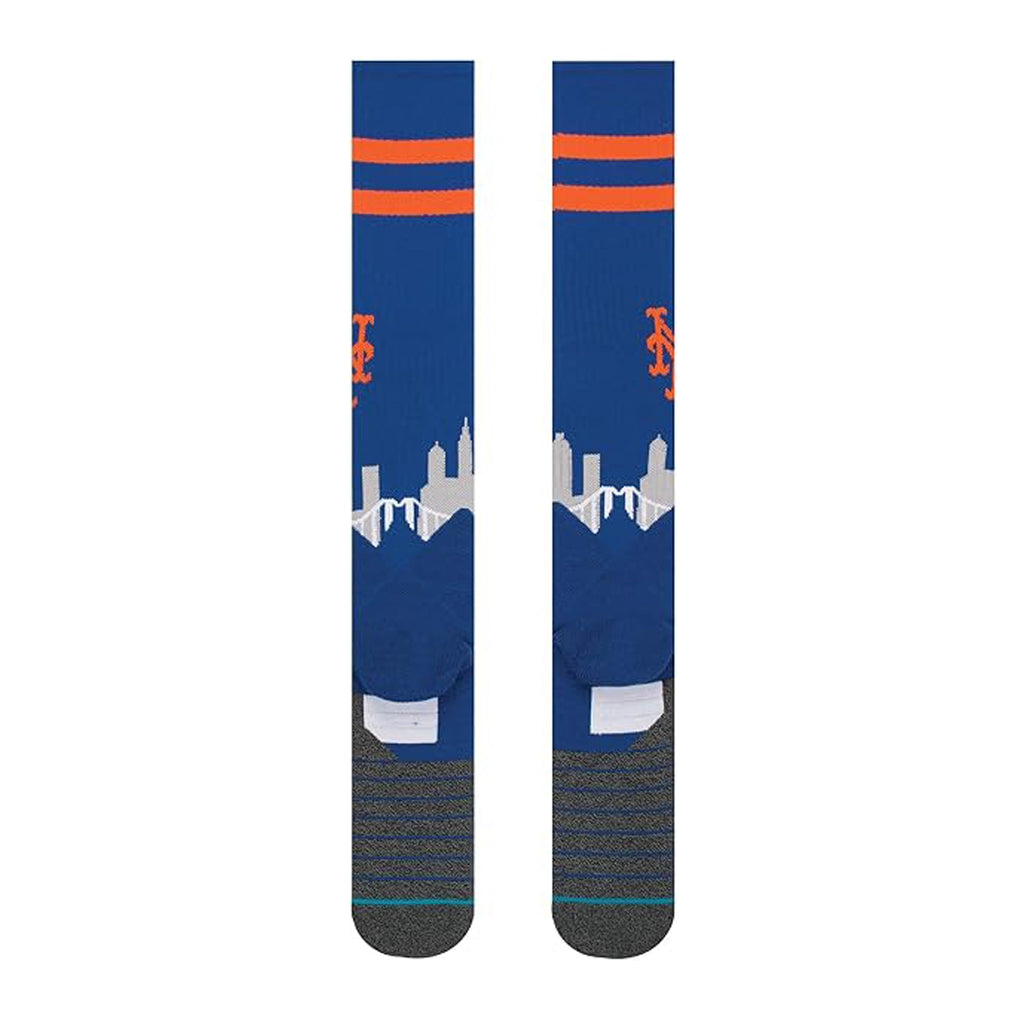 Stance Diamond Pro New York Mets Bridge OTC Baseball Socks Royal Blue | Adult Over-the-Calf Performance Socks product image