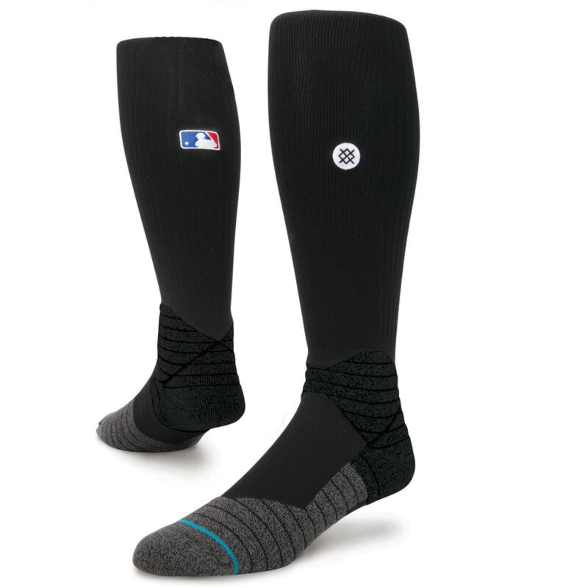 Stance Diamond Pro OTC Baseball Socks | MLB On-Field Over-the-Calf Performance Socks | Black product image 1, provided for