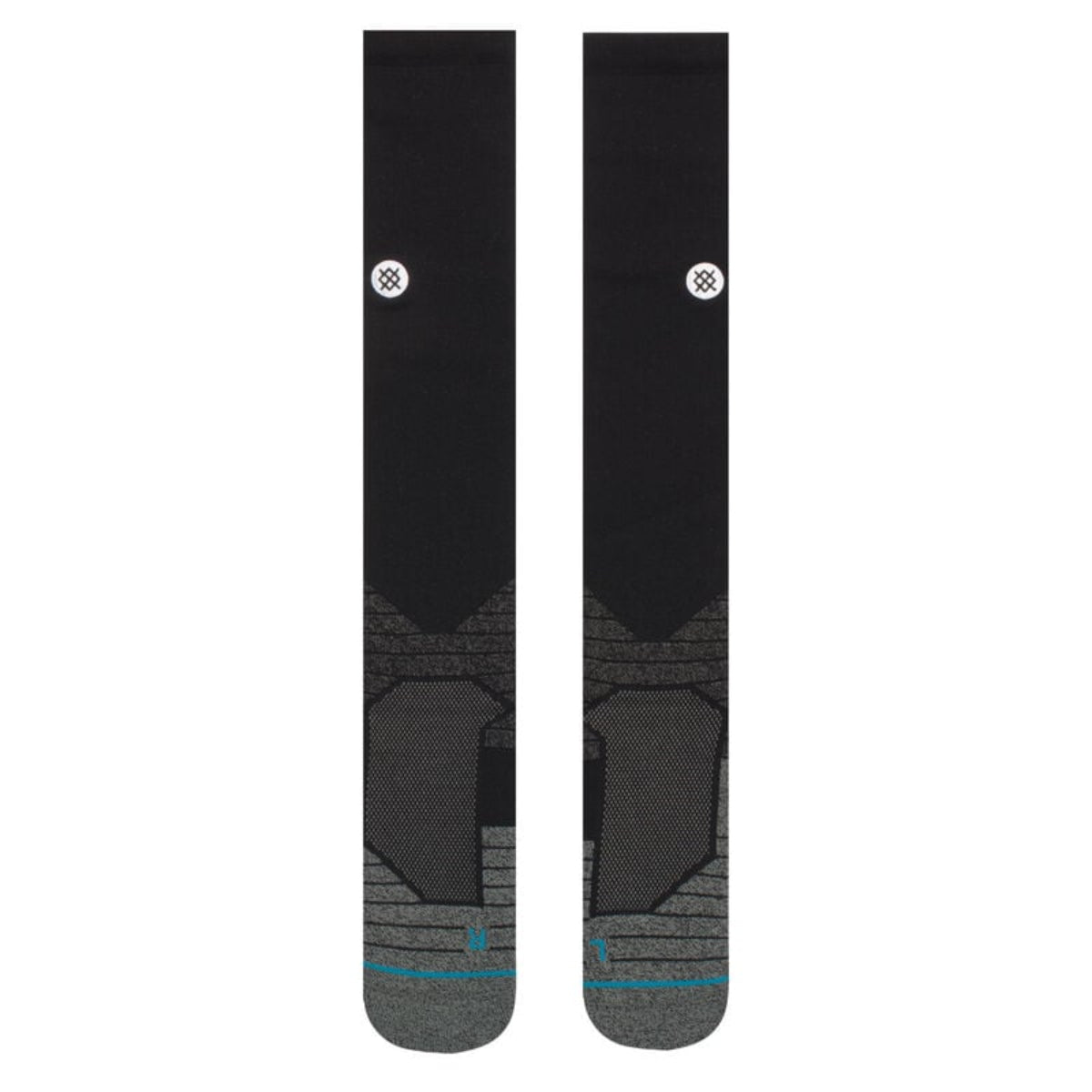 Stance Diamond Pro OTC Baseball Socks | MLB On-Field Over-the-Calf Performance Socks | Black product image 2, provided for