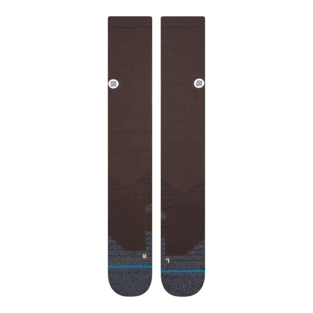 Stance Diamond Pro OTC Baseball Socks | MLB On-Field Over-the-Calf Performance Socks | Brown product image 3, provided for