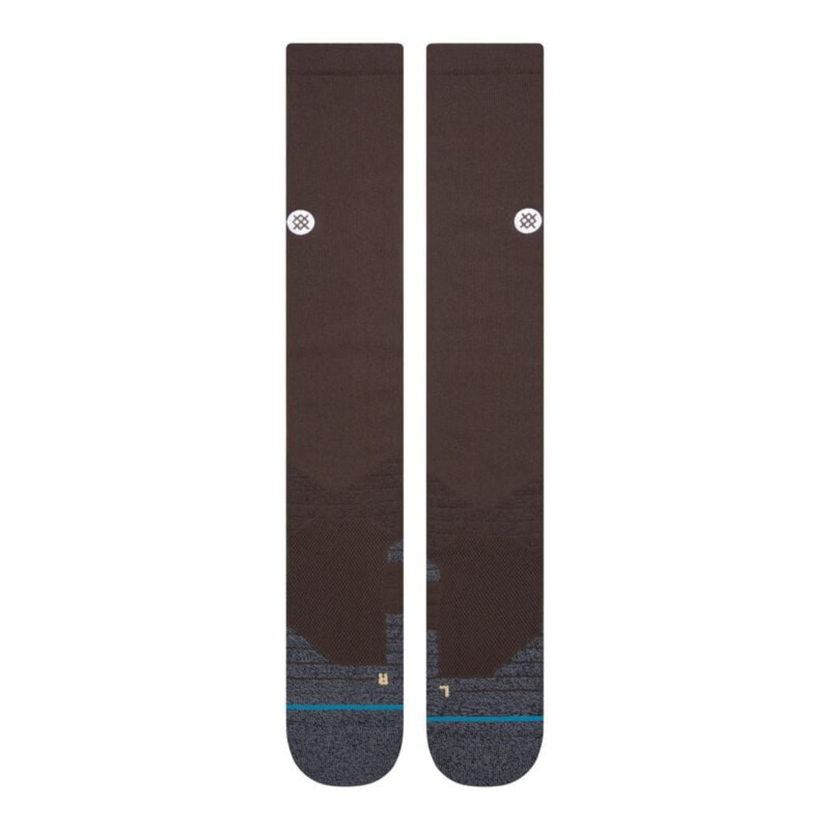 Stance Diamond Pro OTC Baseball Socks | MLB On-Field Over-the-Calf Performance Socks | Brown product image 3, provided for
