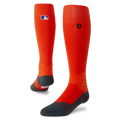 Stance Diamond Pro OTC Baseball Socks | MLB On-Field Over-the-Calf Performance Socks | Orange product image 1, provided for