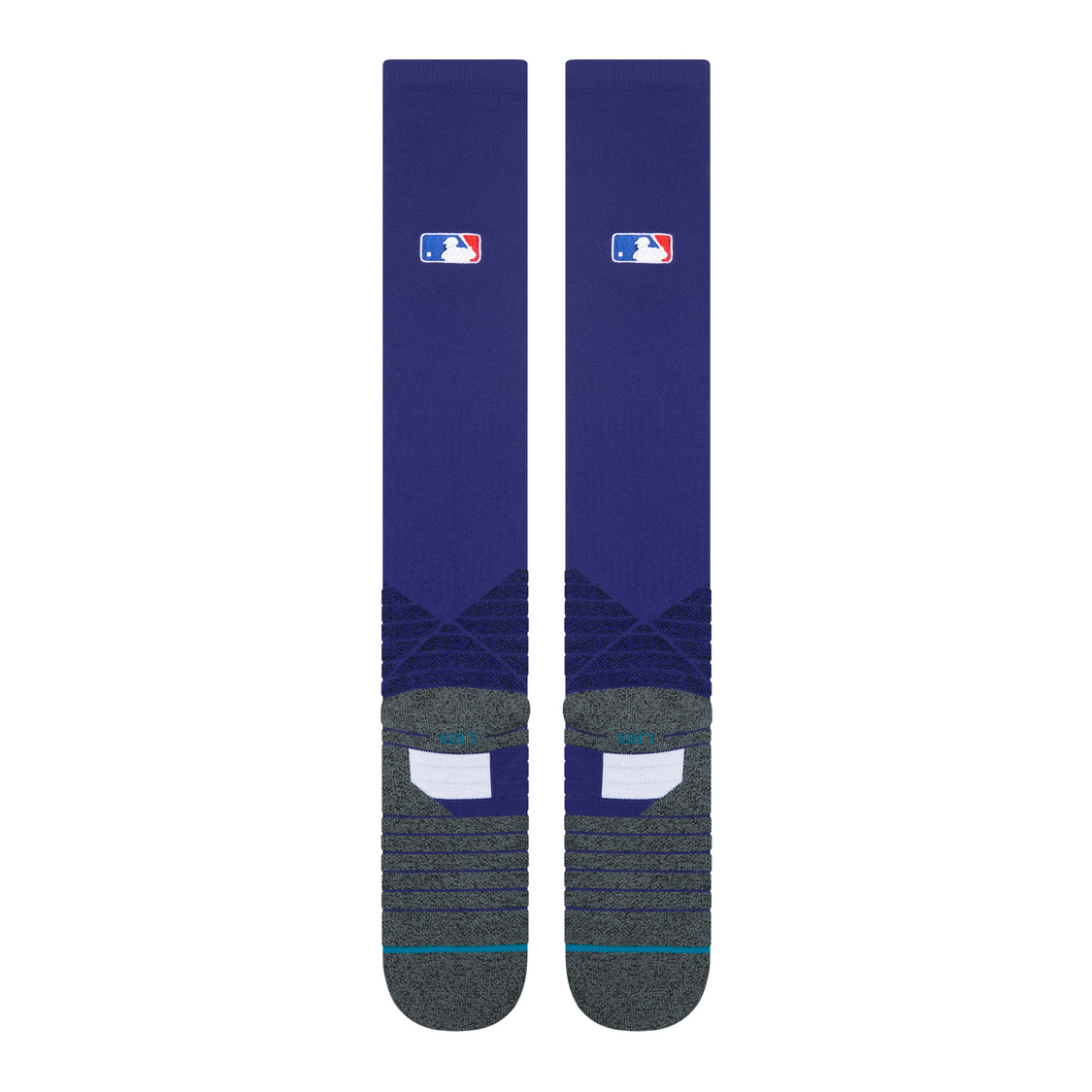 Stance Diamond Pro OTC Baseball Socks | MLB On-Field Over-the-Calf Performance Socks | Purple product image 3, provided for