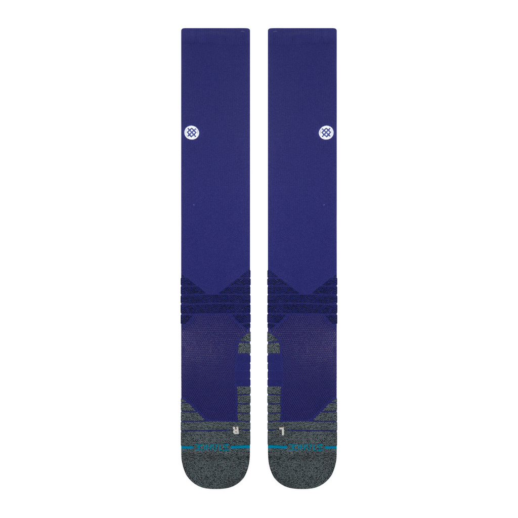 Stance Diamond Pro OTC Baseball Socks | MLB On-Field Over-the-Calf Performance Socks | Purple product image 2, provided for