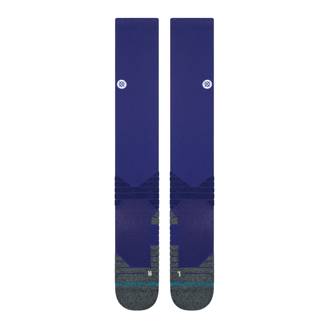 Stance Diamond Pro OTC Baseball Socks | MLB On-Field Over-the-Calf Performance Socks | Purple product image 2, provided for