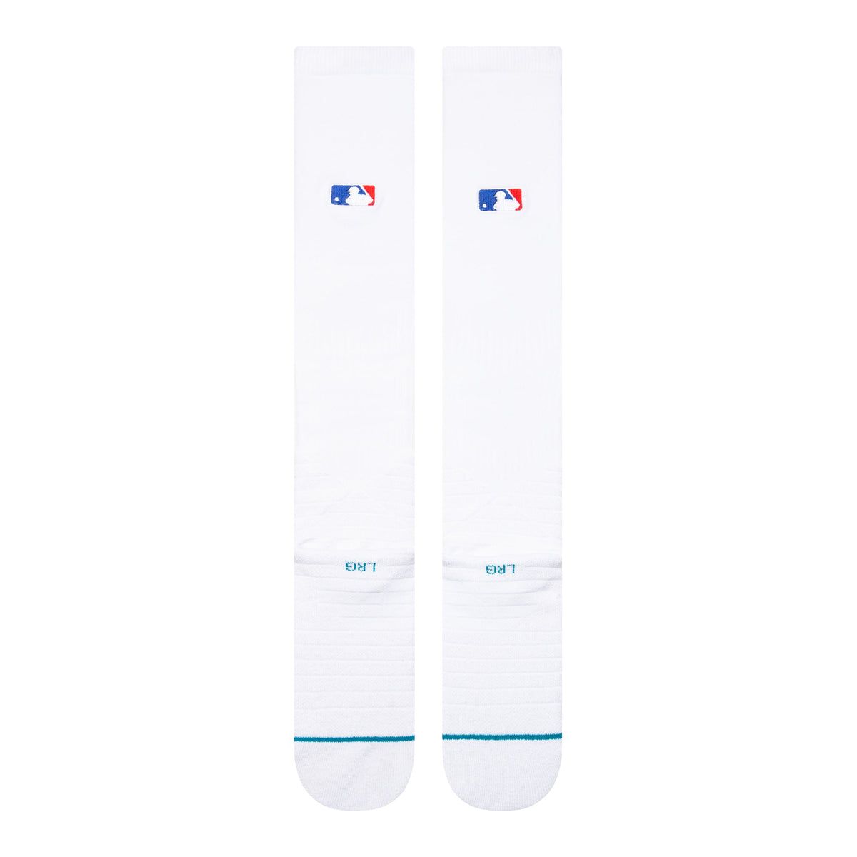 Stance Diamond Pro OTC Baseball Socks | MLB On-Field Over-the-Calf Performance Socks | White product image 3, provided for