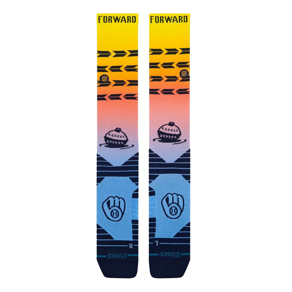 Stance Milwaukee Brewers 2026 City Connect OTC Baseball Socks | Adult Over-the-Calf Performance Socks product image 2,