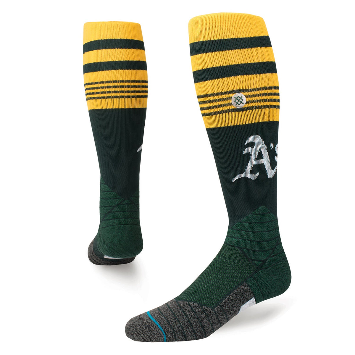 Stance Oakland Athletics Diamond Pro OTC Baseball Socks | Official MLB Over-the-Calf Performance Socks product image 1,