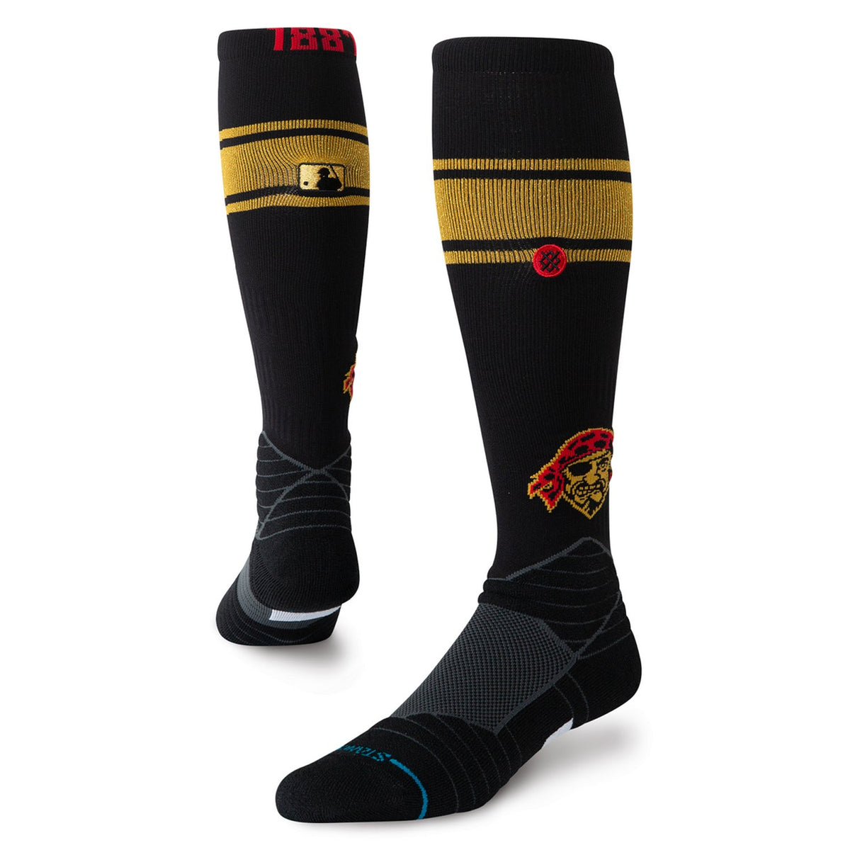 Stance Pittsburgh Pirates 2026 City Connect OTC Baseball Socks Black | Adult Over-the-Calf Performance Socks product image