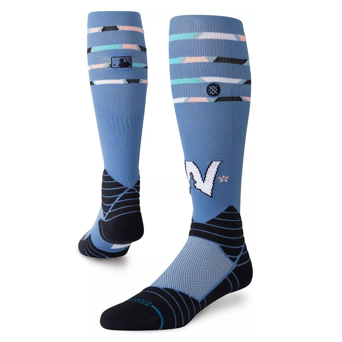 Stance Washington Nationals Spring 2025 OTC Baseball Socks Blue | Adult Over-the-Calf Performance Socks product image 1,