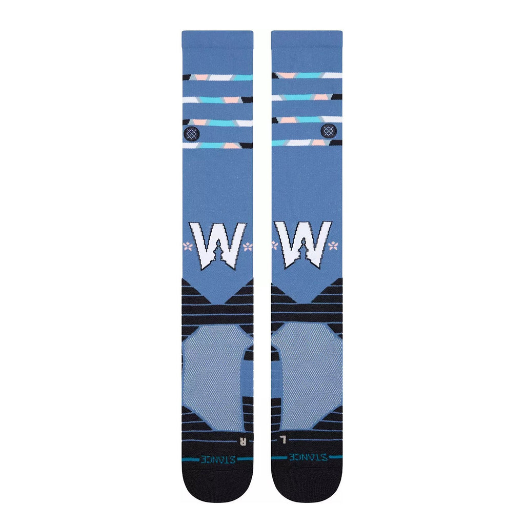 Stance Washington Nationals Spring 2025 OTC Baseball Socks Blue | Adult Over-the-Calf Performance Socks product image 2,
