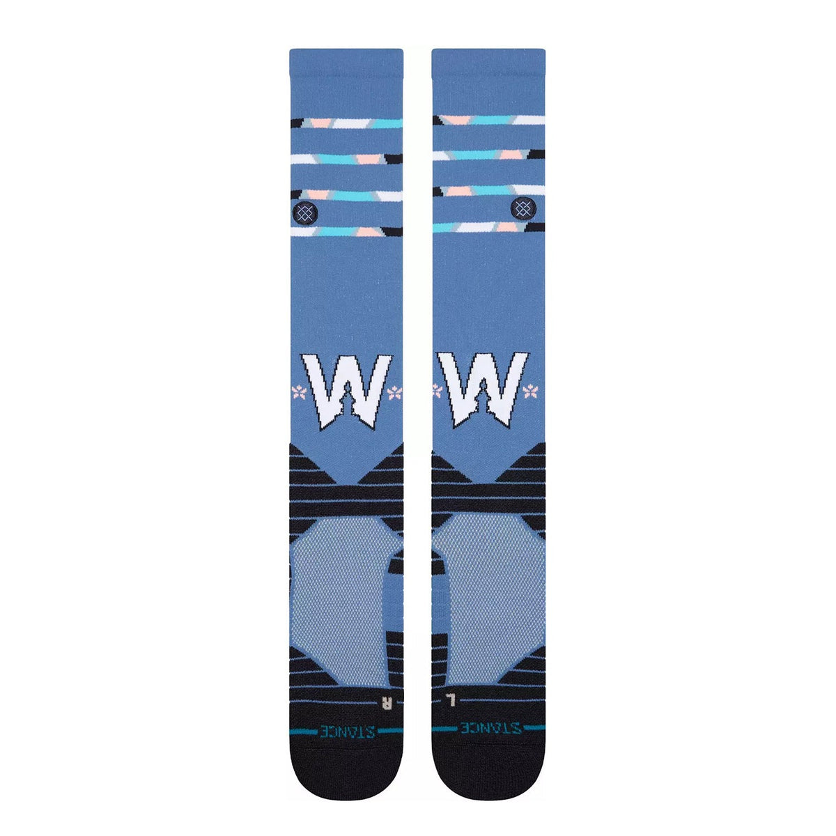 Stance Washington Nationals Spring 2025 OTC Baseball Socks Blue | Adult Over-the-Calf Performance Socks product image 2,