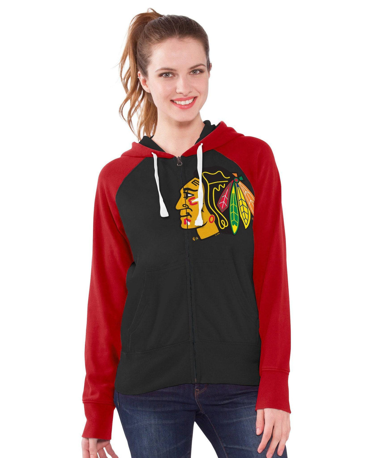 Chicago Blackhawks Women Batting Practice Hoodie Sweatshirt By Touch product image 1, provided for visual reference and