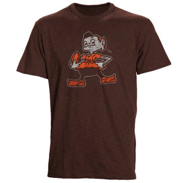 Cleveland Browns 47 Brand Chocolate Brown Soft Cotton Scrum T-Shirt product image 1, provided for visual reference and